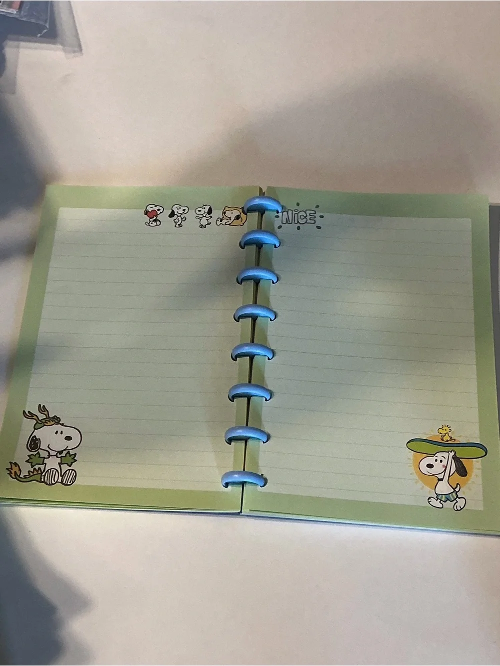 Snoopy A5 spiral bound, cute notebook!